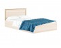 Кровать "Виктория-Б" 1400 с багетом в цвете дуб молочн недорого