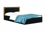 Кровать "Виктория-Б" 1400 венге с багетом и матрасом Г недорого