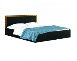 Кровать Двуспальная "Виктория-Б" с багетом 1600 венге