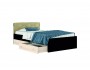 Полутороспальная Кровать Виктория-П 120 с ящиками, подушкой и недорого