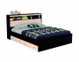 Двуспальная кровать "Виктория" 1600 с блоком и ящиками недорого