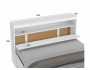 Кровать Виктория ЭКО-П белая 140 с блоком и ящиками от производителя