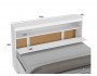 Кровать Виктория ЭКО-П белая 180 с блоком, тумбами и ящиками фото