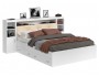 Кровать Виктория ЭКО-П белая 140 с блоком, тумбами и ящиками с недорого