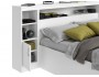 Кровать Виктория белая 160 с блоком, тумбами и матрасом PROMO B  от производителя