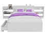 Кровать Доминика с блоком и ящиками 120 (Белый) с матрасом АСТРА недорого