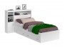 Кровать Виктория белая 90 с блоком, 1 тумбой, ящиками и матрасом недорого