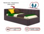 Односпальная кровать-тахта Bonna 900 шоколад с подъемным механиз недорого