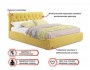 Мягкая кровать Ameli 1600 желтая с подъемным механизмом купить