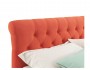 Мягкая кровать Ameli 1600 оранж с подъемным механизмом купить