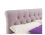 Мягкая кровать Ameli 1600 лиловая с подъемным механизмом фото