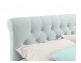 Мягкая кровать Ameli 1600 мята пастель с подъемным механизмом купить
