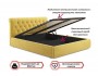 Мягкая кровать Ameli 1400 желтая с подъемным механизмом купить