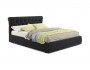 Мягкая кровать Ameli 1800 темная с подъемным механизмом недорого