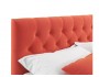 Мягкая кровать Verona 1600 оранж с ортопедическим основанием от производителя