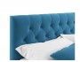 Мягкая кровать Verona 1400 синяя с подъемным механизмом купить