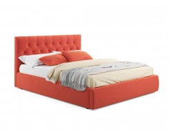 Кровать с подъемным механизмом Мягкая Verona 1600 оранж