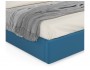 Мягкая кровать Olivia 1600 синяя с подъемным механизмом от производителя