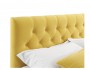 Мягкая кровать Verona 1800 желтая с ортопедическим основанием фото