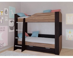 Детская кровать двухъярусная Астра 2 с ящиком