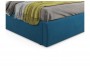 Мягкая кровать Ameli 1400 синяя с подъемным механизмом с матрасо от производителя