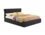 Мягкая кровать Ameli 1400 шоколад с подъемным механизмом с матра недорого