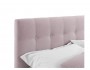 Мягкая кровать Selesta 1600 лиловая с подъемным механизмом распродажа