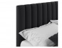 Мягкая кровать Olivia 1400 темная с подъемным механизмом от производителя