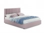 Мягкая кровать Olivia 1400 лиловая с подъемным механизмом недорого