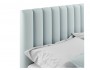 Мягкая кровать Olivia 1400 мята пастель с подъемным механизмом недорого