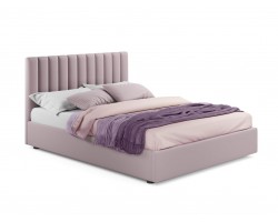 Кровать с подъемным механизмом Мягкая Olivia 1800 лиловая