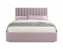 Мягкая кровать Olivia 1800 лиловая с подъемным механизмом распродажа