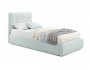 Мягкая кровать Selesta 900 мята пастель с подъемным механизмом недорого