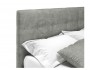Мягкая кровать Selesta 1200 кожа графит с подъемным механизмом купить