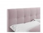 Мягкая кровать Selesta 1400 лиловая с подъемным механизмом фото