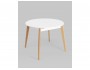 Стол Stool Group Rondo 100-135*100 бук/белый купить