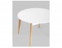 Стол Stool Group Rondo 100-135*100 бук/белый распродажа