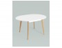 Стол Stool Group Rondo 100-135*100 бук/белый от производителя