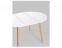 Стол Stool Group Rondo 100-135*100 бук/белый распродажа