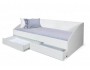 Кровать Фея - 3 одинарная симметричная (90х200) белый купить