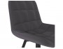 Комплект стульев Бруно (2 шт), черный велюр графит фото