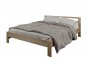 Кровать деревянная с ламелями Mario (Марио) 160х200, натуральный купить
