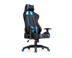 Кресло офисное Blok light blue / black Компьютерное