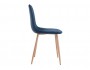 Capri dark blue / wood Стул фото