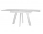 Стол DikLine SKM120 Керамика Белый мрамор/подстолье белое/опоры  распродажа