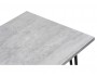Денвер Лофт 120 25 мм бетон / черный матовый Стол деревянный купить