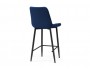 Алст велюр синий / черный Барный стул от производителя