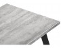 Тринити Лофт 140 25 мм бетон / матовый черный Стол деревянный купить