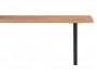Алеста Лофт 120 25 мм дуб вотан / черный матовый Стол деревянный распродажа
