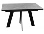 Стол DikLine SKM120 Керамика серый мрамор/подстолье черное/опоры недорого